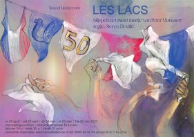 Affiche Les Lacs (productie ter ere van 50 jaar Toneel Linden)